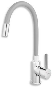 Ferro Drezy - sada granitový drez + flexi batéria Ferro Zumba BZA4B, 1-komorový 780x480 mm, šedá, DRGM48/78GA-SET1-PL