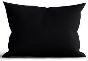 Bavlnená obliečka na vankúš Renforcé 50 × 70 cm - Jasmine čierna