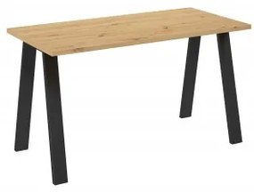 Jedálenský stôl Kermit 185x67 (dub artisan) (pre 4 6 osob). Vlastná spoľahlivá doprava až k Vám domov. 1033077