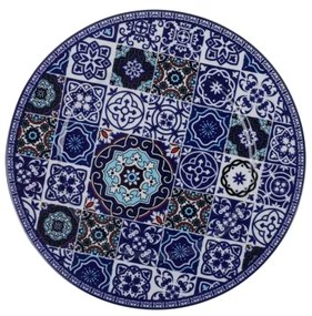 24-dielna jedálenská súprava, modrá, porcelán