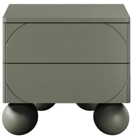 Nočný stolík Sonatia II 45 cm - olivová