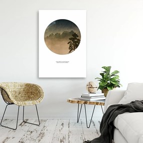 Gario Obraz na plátne Les v kruhu Rozmery: 40 x 60 cm
