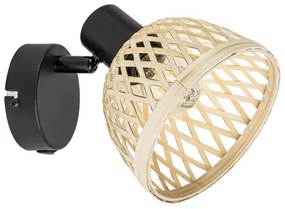 Rabalux 3133 - Nástenné bodové svietidlo RATTAN 1xE14/15W/230V ratan