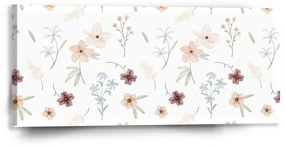 Sablio Obraz Romantické kvety - 110x50 cm