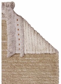 Béžový bavlnený koberec 140x200 cm Duetto Sage – Lorena Canals