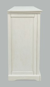 Komoda Avola 165 cm z masivu bílá