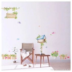 Sada samolepiek Ambiance Happy House, 42 × 30 cm