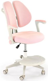Otočné kreslo Panco ružový