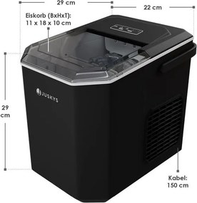 Výrobník ľadu IceOracle, čierny