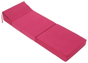 Skladacie kreslo/matrac PELOS, tmavo ružová