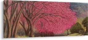 Obraz rozkvitnutých stromov (120x50 cm)