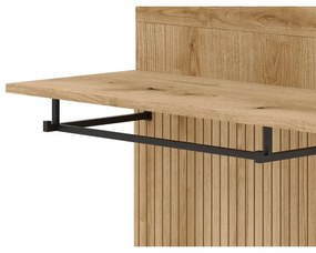 Predsieňová stena so zrkadlom SVEN hnedá/biela