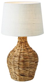 Markslöjd 108771 - Stolná lampa PAGLIA 1xE27/40W/230V biela/ratan