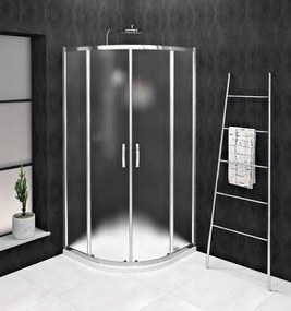 Gelco Gelco, SIGMA SIMPLY štvrťkruhová sprchová zástena 800x800mm, R550, sklo Brick, GS6580