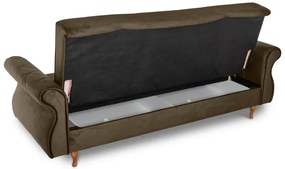 Pohovka Panama 3, hnedá (Monolith 09)