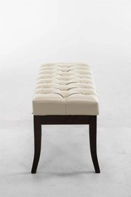 Lavica Ramses 100, nohy antik tmavé - Krémová