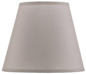 Tienidlo na lampu Sofia výška 15,5 cm, sivá/biela