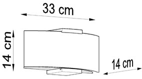 Sollux Lighting Nástenné svietidlo EMILIO