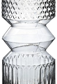 Skleněná váza Serenite 11x29,5 cm čirá