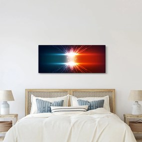 Abstraktný obraz aktívneho náboja (120x50 cm)