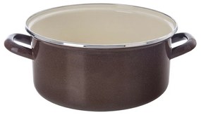 Orion Smaltovaný kastról s lemom Brown, 5 l, 5 l
