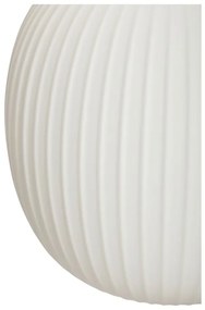 Biele závesné svietidlo so skleneným tienidlom ø 32 cm Serene – Hübsch