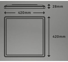 Briloner 7082-016 - LED Stmievateľné svietidlo SLIM LED/22W/230V 2700-6500K + DO