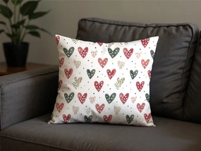 Polybavlnená obliečka na vankúš CUPIDA 45x45 cm, vzorovaná