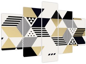 Obraz - Geometrické tvary N⁰1 (150x105 cm)