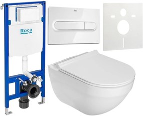 Set WC misa Roca Hebe A34H138000, podomietková konštrukcia Roca Duplo A890070020, A890195000, A890063000