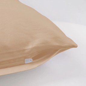 SATÉNOVÁ OBLIEČKA NA VANKÚŠ 50X80 CM SVETLOBÉŽOVÁ