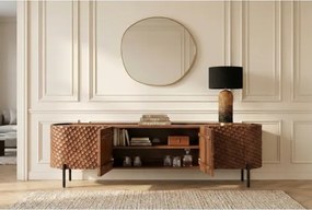 TV-skrinka 47585 Adlon 200cm Drevo Mango Hnedé  - Komfort-nábytok