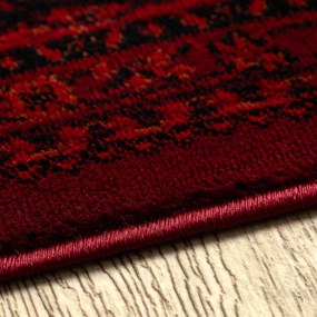 Dywany Łuszczów, Kusový koberec Orient 5365 vínový, 100x200, červená, kancelária