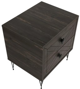 Nočný stolík Luna Dark Brown