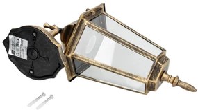 Vonkajšie nástenné svietidlo 1xE27/60W/230V IP44 zlatá