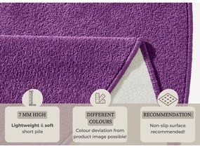 Tmavofialový okrúhly koberec ø 133 cm Fancy – Hanse Home