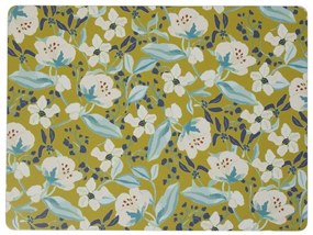 4ks pevné korkové prestieranie s kvetmi Flowers - 30*40*0,4cm