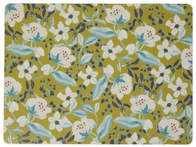 4ks pevné korkové prestieranie s kvetmi Flowers - 30*40*0,4cm