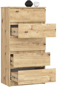 Komoda Kuba 60 cm - 5 zásuviek dub artisan