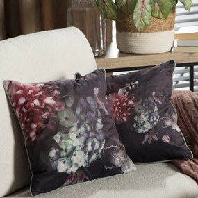 DEKORAČNÁ OBLIEČKA NA VANKÚŠ VELVET 131 45X45 CM KVETY
