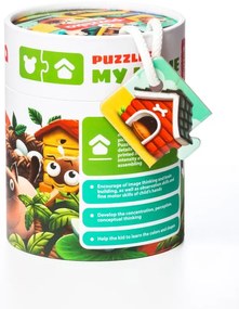 Puzzlika 13074 Môj domov - náučné puzzle 20 dielikov
