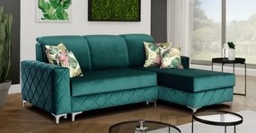 Sedacia súprava Borys mini, pravá, zelená (terra 39 /pol. tropic)