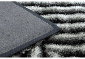 Luxusný kusový koberec shaggy Jansen sivý 80x150cm