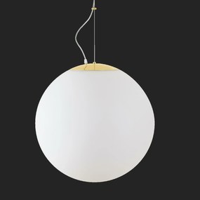 Osmont 62698 Adria L5 Hp závesné sklenené svietidlo mosadz leštená biela IP4