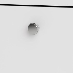 Biela nízka komoda 151x80 cm Madrid – Tvilum