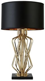 Searchlight EU4110GO - Stolná lampa ETHAN 1xE27/60W/230V