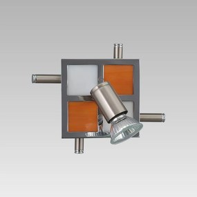 Moderné svietidlo PREZENT CRISSIER nikel / oranžová 249