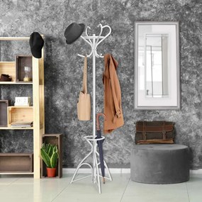 Stojanový vešiak LIVIO biely