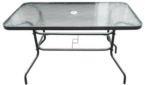 Záhradný stôl NEO 150 cm čierny