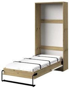 Sklápacia posteľ vertikálne Nero 15 – Biely Lesk